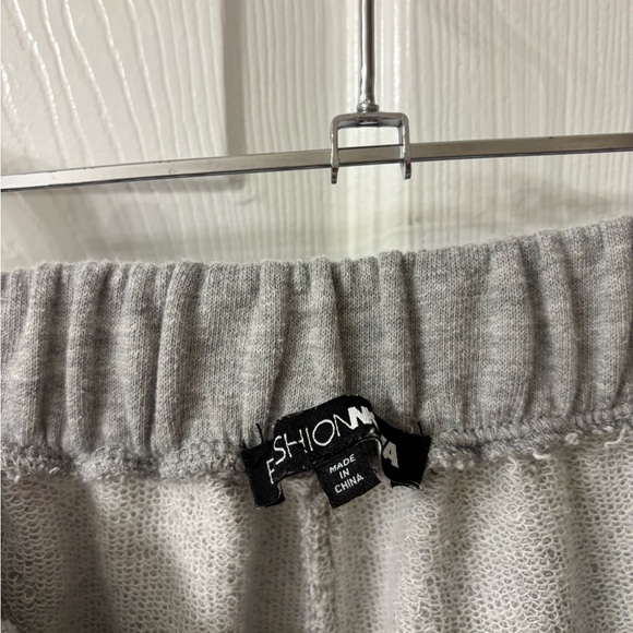 Fashion Nova Gray Off-Shoulder Cozy Knit Sweater and Pant Set - Picture 4 of 6